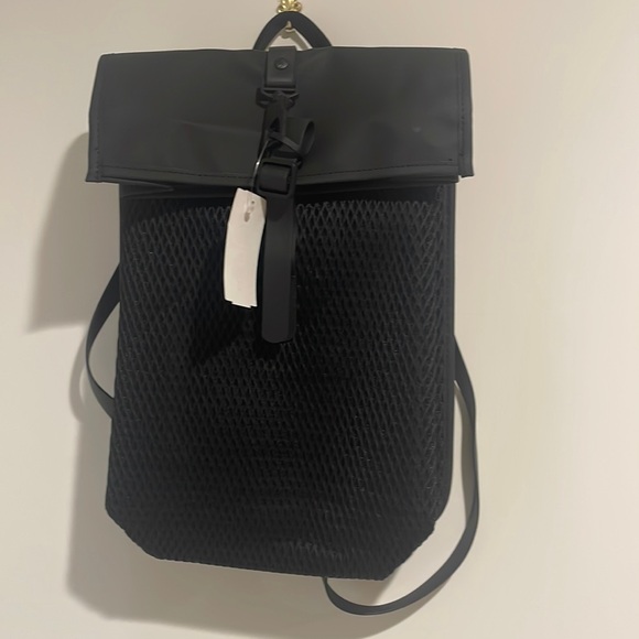 RAIN Handbags - Rains Rolltop Rucksack Mesh